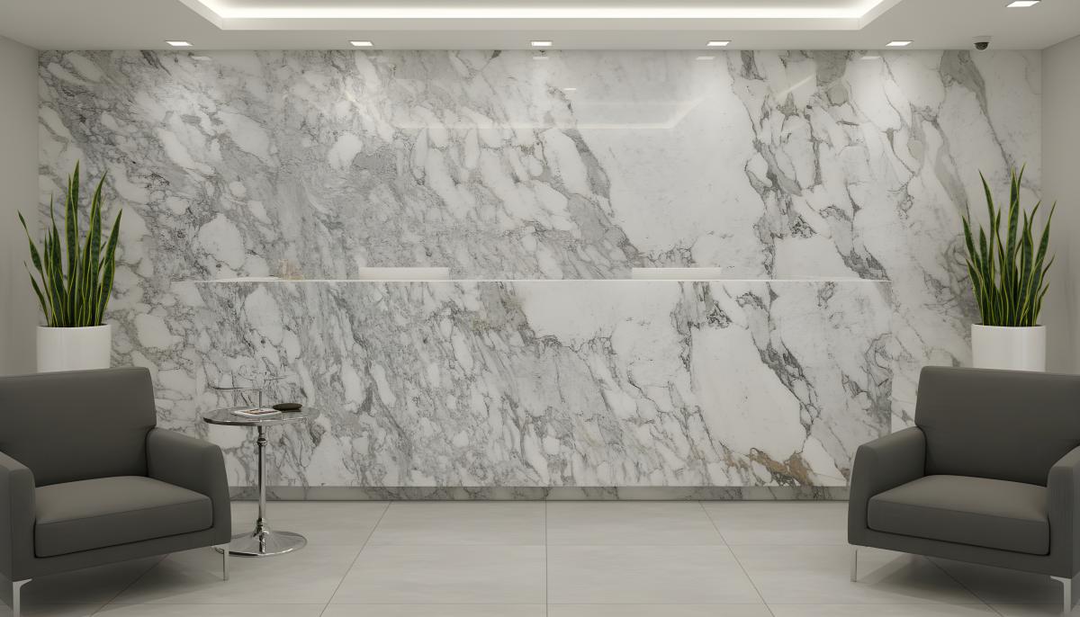 Arabescato Vagli – śnieżnobiały luksus z dramatycznym użyleniem