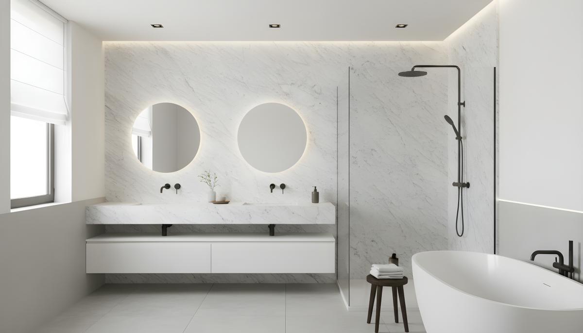 Bianco Carrara Gioia - perłowa elegancja włoskiego marmuru